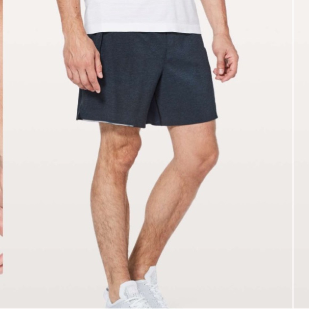 Lululemon Surge Short 
Heathered Texture Printed
